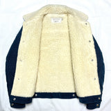 (DESIGNERS) MAISON KITSUNE 4 POCKET CORDUROY SHERPA JACKET