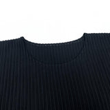 (DESIGNERS) 2000'S～ HOMME PLISSE by ISSEY MIYAKE ROUND NECK PLEATED T-SHIRT