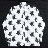(VINTAGE) 1970'S MADE IN HONG KONG Alexander's SMOKER TOTAL PATTERN PRINT SHIRT