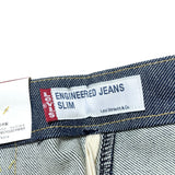 (vintage) DEAD STOCK NEW 1999 MADE IN JAPAN Levi's ENGINEERED JEANS SLIM 3D CUT DENIM PANTS
