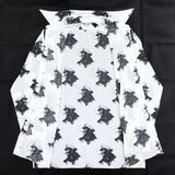 (VINTAGE) 1970'S MADE IN HONG KONG Alexander's SMOKER TOTAL PATTERN PRINT SHIRT
