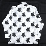 (VINTAGE) 1970'S MADE IN HONG KONG Alexander's SMOKER TOTAL PATTERN PRINT SHIRT