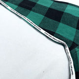 (DESIGNERS) 1999 GENERAL RESEARCH BLOCK CHECKERED LOOP COLLAR BOX SHIRT WITH PARASITE POCKET