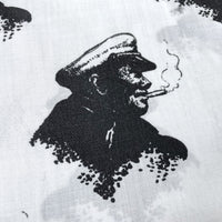 (VINTAGE) 1970'S MADE IN HONG KONG Alexander's SMOKER TOTAL PATTERN PRINT SHIRT