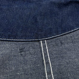(vintage) 1940'S～ UNKNOWN DENIM CHORE JACKET WITH DONUT BUTTON