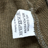(DESIGNERS) MADE IN TURKEY DRIES VAN NOTEN 3/4 SLEEVES SWEAT SHIRT WITH POCKET