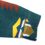 (VINTAGE) MADE IN USA HIGH GRADE by PENDLETON NATIVE PATTERN WOOL BLANKET JACKET