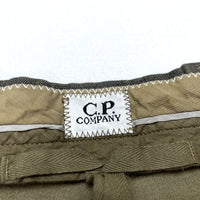 (DESIGNERS) MADE IN ITALY C.P.COMPANY STRIPED PATTERN 4 POCKET COTTON SLACKS
