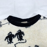 (VINTAGE) 1990'S～ MADE IN USA L.L.Bean PENGUIN PATTERN ALL OVER PRINT PULLOVER FLEECE SHIRT