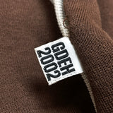 (DESIGNERS) 2002 GOOD ENOUGH HOOD LOGO PRINTED DESIGN PULLOVER HOODIE SWEAT SHIRT