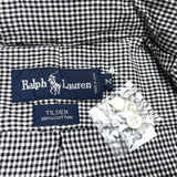 (VINTAGE) DEAD STOCK NEW 1990'S～ POLO RALPH LAUREN TILDEN CHECKERED BUTTON DOWN SHIRT