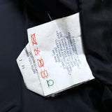(VINTAGE) 1990'S～ MADE IN USA DeLONG PLAIN LONG LENGTH LEATHER SLEEVE VARSITY JACKET