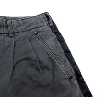 (DESIGNERS) AD2006 COMME des GARCONS HOMME 4 POCKET 2 TUCK PANTS WITH SIDE LINE