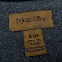 (VINTAGE) 1990'S～ MADE IN HONG KONG ST. JOHN'S BAY PLAIN BOX FLANNEL SHIRT