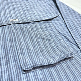 (vintage) 1980'S～ MADE IN USA GUESS 3D POCKET STRIPED PATTERN SHIRT