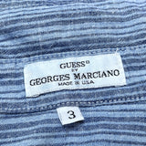 (vintage) 1980'S～ MADE IN USA GUESS 3D POCKET STRIPED PATTERN SHIRT