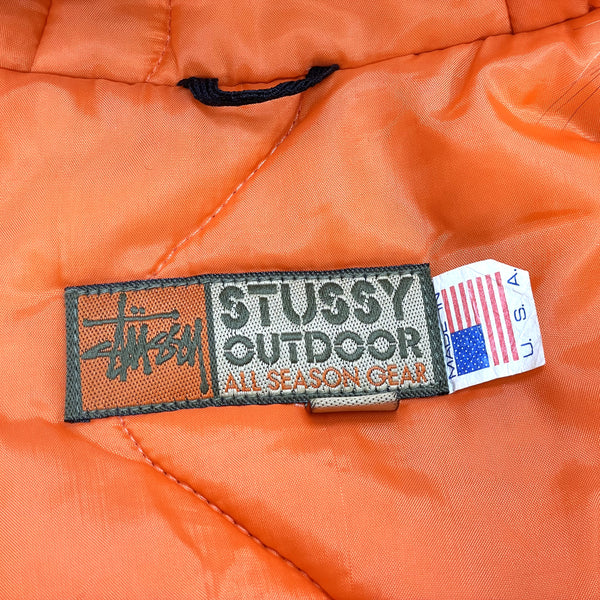 VINTAGE) 1990'S～ MADE IN USA STUSSY OUTDOOR LINED DESIGN TYPE N