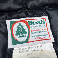 (VINTAGE) 1990'S MADE IN CANADA WOODS DOWN SHIRT JACKET