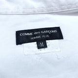 (designers) AD2011 COMME des GARCONS HOMME PLUS SLEEVE TOTAL PATTERN PRINT PANELED DESIGN SHIRT