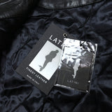 (DESIGNERS) NEW MADE IN ITALY LATINI PADDED LAMB LEATHER VEST