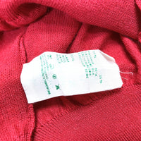 (DESIGNERS) MADE IN ITALY GIANNI VERSACE CASHMERE SILK BLEND DEFORMED COLLAR DESIGN KNIT
