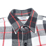 (vintage) 1980'S～ MADE IN USA FIVE BROTHER LATTICE PATTERN HEAVY FLANNEL SHIRT