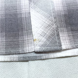 (DESIGNERS) 2000'S～ NUMBER NINE SHADOW PLAID FLANNEL WESTERN SHIRT WITH GUSSET