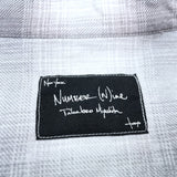 (DESIGNERS) 2000'S～ NUMBER NINE SHADOW PLAID FLANNEL WESTERN SHIRT WITH GUSSET