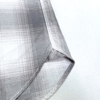 (DESIGNERS) 2000'S～ NUMBER NINE SHADOW PLAID FLANNEL WESTERN SHIRT WITH GUSSET
