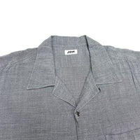 (DESIGNERS) 1990'S～ MADE IN JAPAN JUN MEN RAYON LOOP COLLAR SHORT SLEEVE BOX SHIRT