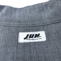 (DESIGNERS) 1990'S～ MADE IN JAPAN JUN MEN RAYON LOOP COLLAR SHORT SLEEVE BOX SHIRT