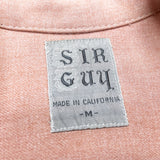 (VINTAGE) 1950'S～ MADE IN CALIFORNIA SIR GUY REYON PULLOVER SHIRT WITH RIB AS IS