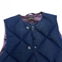 (DESIGNERS) COMFY OUTDOOR GARMENT COLLARLESS DOWN VEST