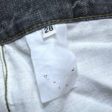 (designers) 1999 HELMUT LANG CLASSIC DENIM 5 POCKET YARN DYED BLACK DENIM PANTS