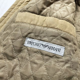((DESIGNERS) 1990'S～ MADE IN ITALY EMPORIO ARMANI FLIGHT JACKET WITH BOA COLLAR