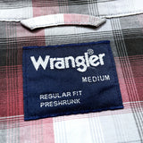 (vintage) 2000'S～ WRANGLER SHADOW PLAID LOOP COLLAR BOX SHIRT