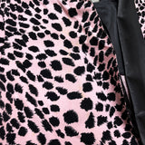 (vintage) 1980'S～ REMINISCENCE LEOPARD PATTERN PRINT CORDUROY 1 BUTTON SHAWL COLLAR BLAZER JACKET