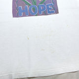 (vintage) 1990'S～ MADE IN USA HOPE ART PRINT LONG SLEEVE T-SHIRT