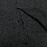 (designers) MADE IN EU ESKANDAR LINEN 100% LOOSE FIT DESIGN COLLARLESS BIG SHIRT