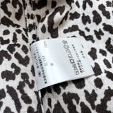(DESIGNERS) Needles HEMP 100% LEOPARD PATTERN OPEN COLLAR BOX SHIRT