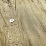 (designers) 1980'S～ MADE IN JAPAN ISSEY MIYAKE OLD TAG LINEN 100% STAND UP COLLAR LONG LENGTH PULLOVER SHIRT