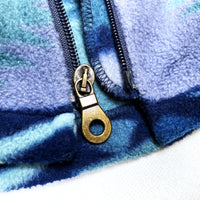 (VINTAGE) 1990'S～ MADE IN USA Woolrich NATIVE PATTERN ZIP UP FLEECE HOODIE