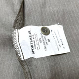 (DESIGNERS) MADE IN ITALY C.P.COMPANY LINEN 100% STRIPED SHORT SLEEVE BOX SHIRT
