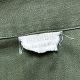 (vintage) 1960 US ARMY 1st LATE  MODEL COTTON SATIN OG107 UTILITY SHIRT