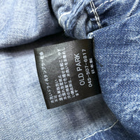 (DESIGNERS) MADE IN JAPAN OLD PARK LAUNDRY BAG REMAKE PULLOVER DENIM SHIRT