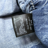 (DESIGNERS) MADE IN JAPAN OLD PARK LAUNDRY BAG REMAKE PULLOVER DENIM SHIRT