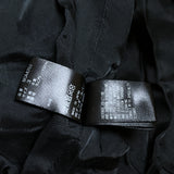 (DESIGNERS) 2015 MADE IN JAPAN UNDERCOVERISM 2 ROWS ZIP DESIGN DOUBLE BREASTED LEATHER BIKER JACKET