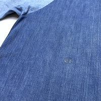(DESIGNERS) MADE IN JAPAN OLD PARK LAUNDRY BAG REMAKE PULLOVER DENIM SHIRT