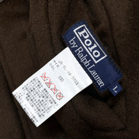 (VINTAGE) 1990'S～ POLO RALPH LAUREN LAMB LEATHER X WOOL REVERSIBLE DOWN VEST