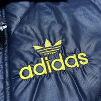 (JAPAN) 1980'S ADIDAS by DESCENTE PADDED DOUBLE BREASTED BIKER JACKET